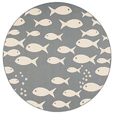 Safavieh Courtyard Dory 6'-7" X 6'-7" Round Rug