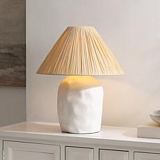 Safavieh Leola 21" Cream Resin Table Lamp