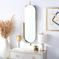 Safavieh Nicoli 12" Brass Accent Mirror