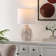 Safavieh Oroya 23" Off White Rattan Table Lamp