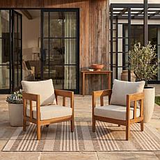 Safavieh Owen Chair 2-Pack, 27.6" x 29.7" x 25"