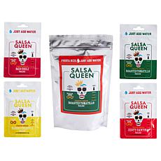 Salsa Queen Freeze-Dried Tomatillo Salsa with Assorted Minis