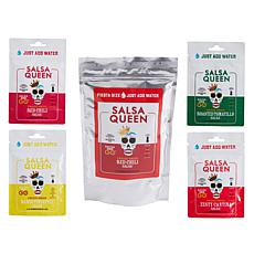 Salsa Queen Red Chili Freeze-dried Salsa with Assorted Minis