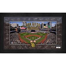 San Diego Padres Framed 2025 Signature Field Team Roster