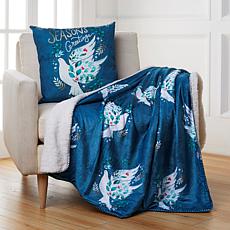 Sara B. Dove Pillow & Throw Set