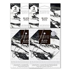ScentWorx 6-Pack Black Onyx Auto Air Fresheners
