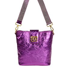 Sharif Legacy Bedazzled Guitar Strap Leather Crossbody Bag