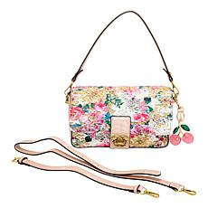 Sharif Legacy Embroidered Flap Crossbody with Charm
