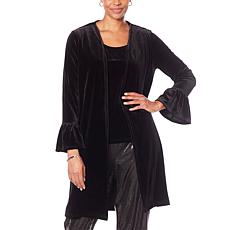 Shavonne Dorsey Truth Stretch Velvet Duster