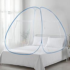 Sleep Time Cold Air Blocking Insect Protection Pop Up Bed Tent, King