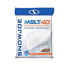 SNOW JOE MELT Calcium Chloride Blend Ice Melt Works to 15F, 40 Pounds