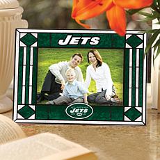 Sports Team Art Glass Horizontal Picture Frame - Jets
