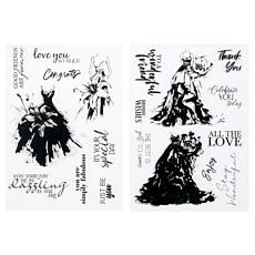 Stamps By Me Blossoming Romance Lamination Stamp Kit