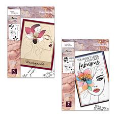 Stamps by Me Females & Floral Lamination-Style 16-piece Stamp Set