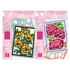 Stamps By Me Framed Florals 13-Piece Card-Making Kit