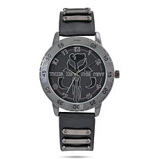 Star Wars Dark Mandalorian Warrior Watch