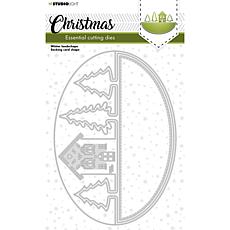 Studio Light SL Cutting Dies Christmas Rocking Card Shape Essentials