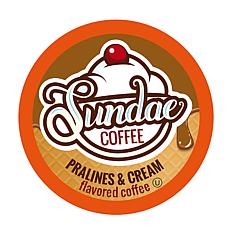 Sundae Ice Cream Flavored Coffee Pods Butter Pecan 48-Count