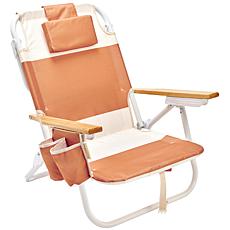 SUNNYLiFE Deluxe Beach Chair Terracotta Fabric Lounger Seat 