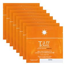 TanTowel 8-pack Total Body Tan Kit - Dark