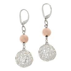 Tanya Moss Elia 2-Tone Butterfly Scroll Drop Earrings