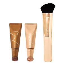 tarte Glow Tape Highlighter and Sculpt Contour Tape Set with Brush