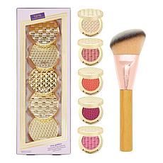 tarte Stay Golden Amazonian Clay 5-piece Cheek Set & Brush