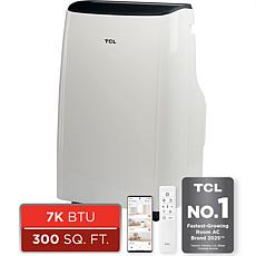 TCL 7,000 BTU SACC (11,000 BTU ASHRAE) Smart Portable Air Conditioner