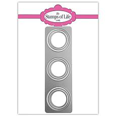 The Stamps of Life Circle Triple Slimline Shape Die Set