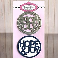 The Stamps of Life Hope and Joy Circle Die Cuts