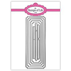 The Stamps of Life Reverse Corner Slimline Die Set