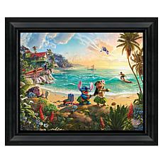 Thomas Kinkade Disney Lilo & Stitch - 16" x 20" Brushstroke Vignette