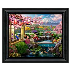 Thomas Kinkade Disney Mickey and Minnie in Japan - 16" x 20" Brushs...