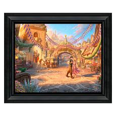 Thomas Kinkade Disney Rapunzel Dancing in the Sunlit Courtyard - 16...