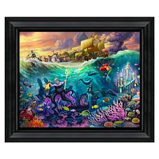 Thomas Kinkade Disney Ursula - 16" x 20" Brushstroke Vignette