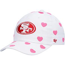 Women's '47 Tan San Francisco 49ers Vibe Check Clean Up Adjustable Hat