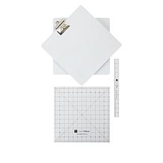 Totally-Tiffany 12.75" x 12.75" Rotating Design Board and Tools