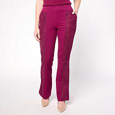 Tower Hill by Christie Brinkley Pull-On Mixed Media Bootcut Pant