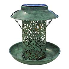 Tower Hill by Christie Brinkley Solar Light Bird Feeder