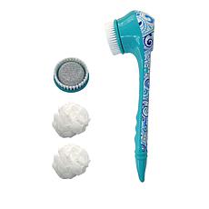 Tru Ritual Cleansing & Exfoliating Body Brush w/Brush Heads - Pattern