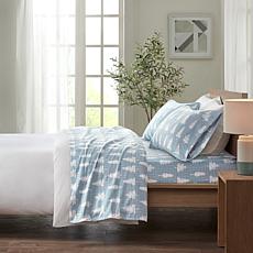 True North by Sleep Philosophy 100% Cotton Flannel King Sheet Set