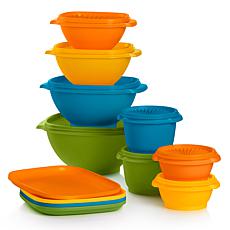 Tupperware® 20-piece Heritage Retro Collection Bowl and Plate Set