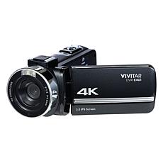 Vivitar 4K DVRE401 Camcorder with Remote and Bag
