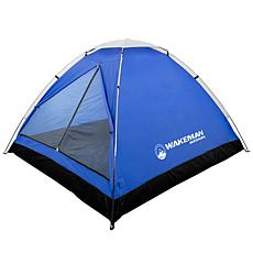 Wakeman Outdoors 2-Person Water Resistant Tent - Blue