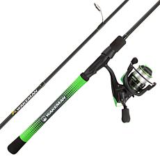 Wakeman Outdoors 78" Fishing Rod & Spinning Reel Combo, Green