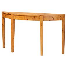 Wholesale Interiors bali and pari Jihan Modern Wood Half Moon Console