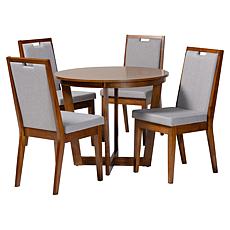Wholesale Interiors Baxton Studio Ana Modern Wood 5pc Dining Set