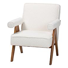 Wholesale Interiors Baxton Studio Georgina Japandi Wood Accent Chair