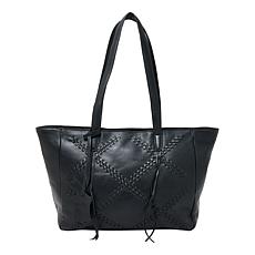 Wildflower Laced Glove Leather Tote