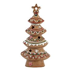 Winter Lane LED Gingerbread Tree